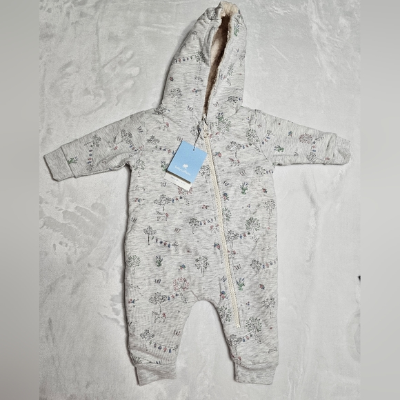 babycottons Other - Babycottons sherpa playsuit NWT 3 months